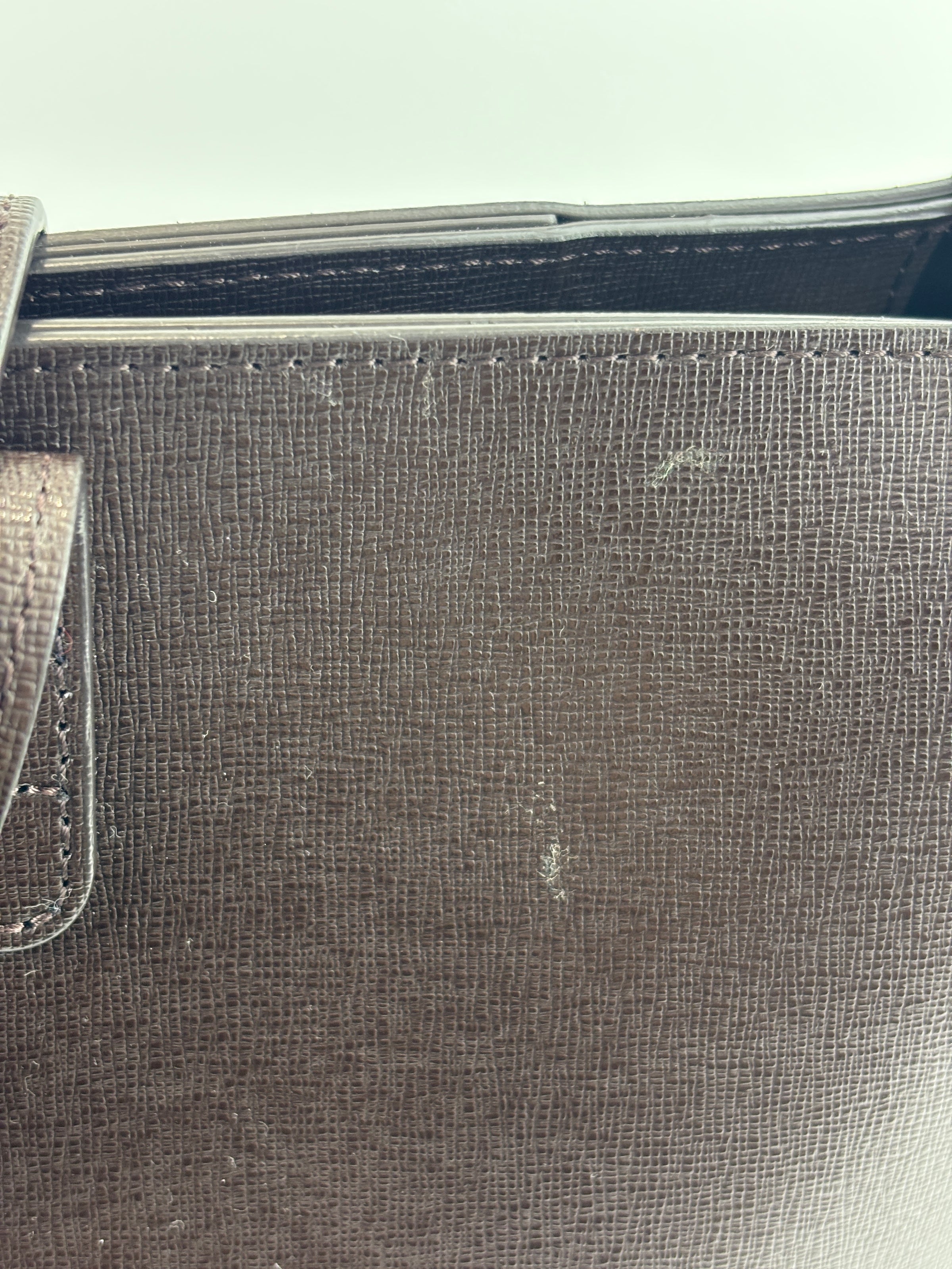 Small Zip Tote Bag in Mocha