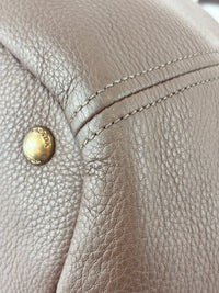 BR5096 Vitello Phenix Leather Hobo Bag Bruciato Brown
