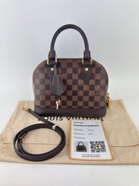 Louis Vuitton Alma BB Damier Ebene Bag