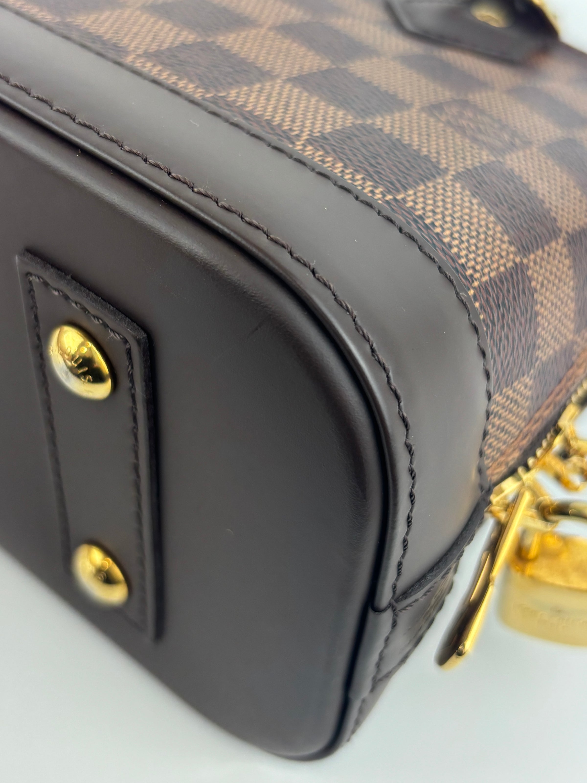 Louis Vuitton Alma BB Damier Ebene Bag