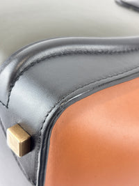 Micro Luggage Smooth Calfskin Tricolor Black / Caramel / Khaki