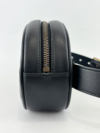 Black GG Marmont Matelasse Leather Large Belt Bag Size 75cm / 30”