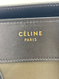 Micro Luggage Smooth Calfskin Tricolor Black / Caramel / Khaki