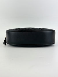 Black GG Marmont Matelasse Leather Large Belt Bag Size 75cm / 30”