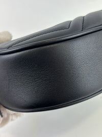 Black GG Marmont Matelasse Leather Large Belt Bag Size 75cm / 30”