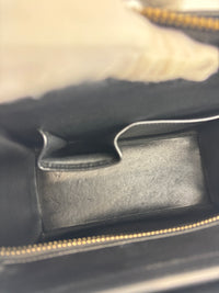 Micro Luggage Smooth Calfskin Tricolor Black / Caramel / Khaki