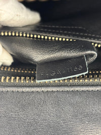Micro Luggage Smooth Calfskin Tricolor Black / Caramel / Khaki
