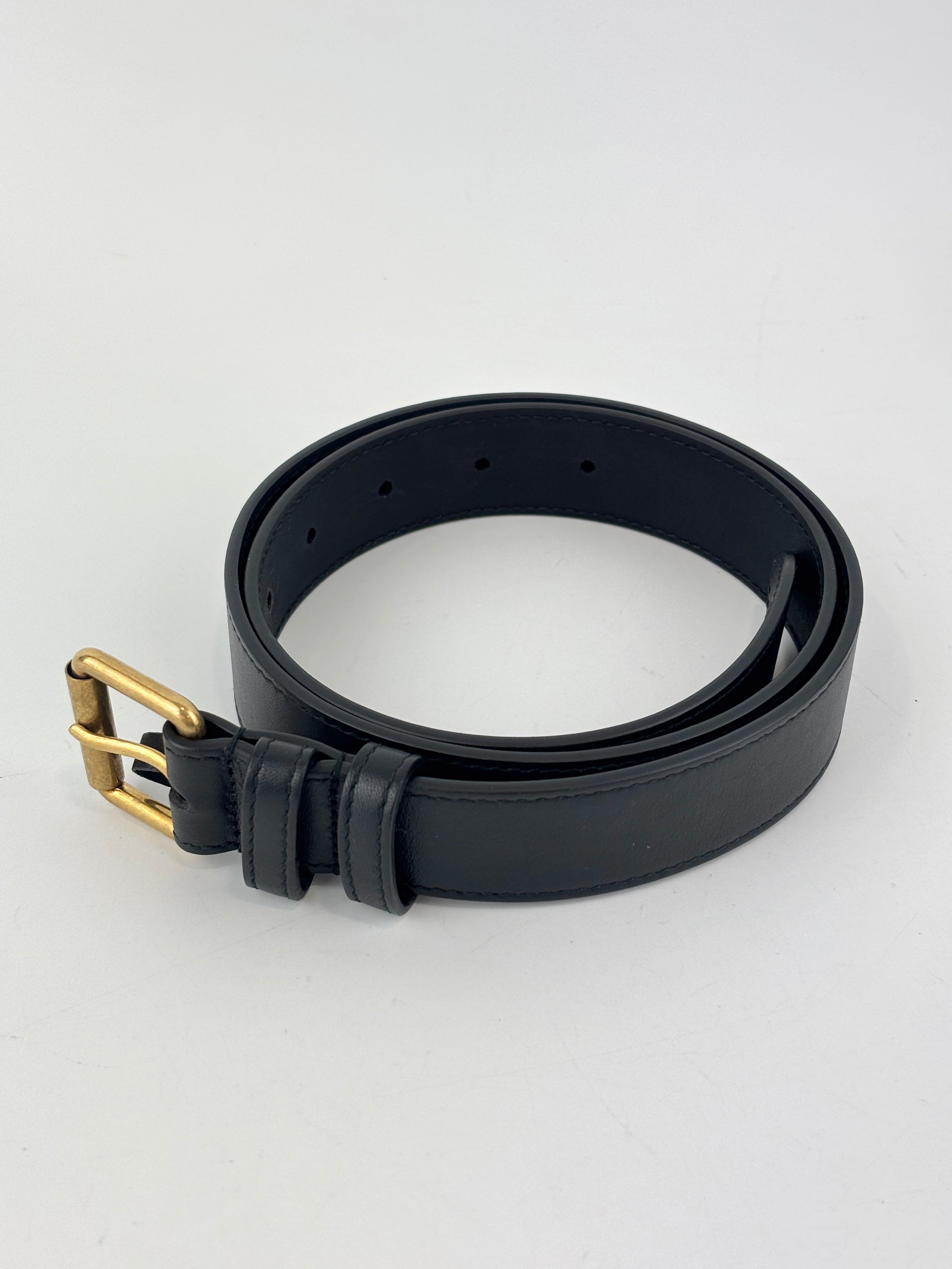 Black GG Marmont Matelasse Leather Large Belt Bag Size 75cm / 30”