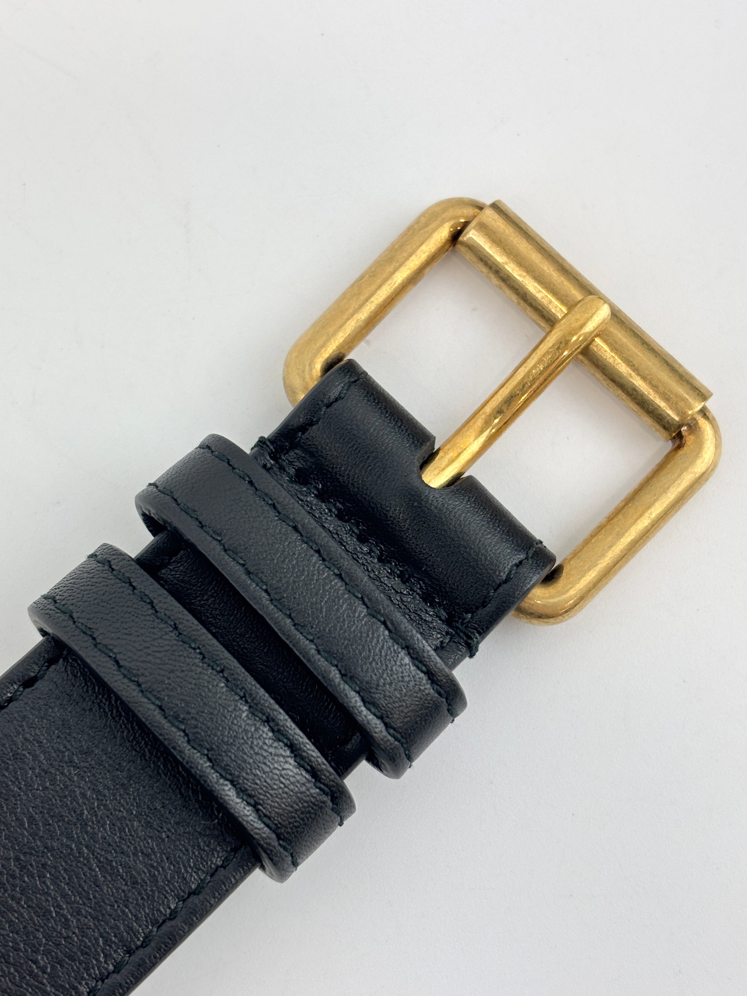 Black GG Marmont Matelasse Leather Large Belt Bag Size 75cm / 30”