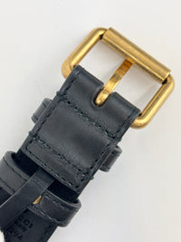 Black GG Marmont Matelasse Leather Large Belt Bag Size 75cm / 30”
