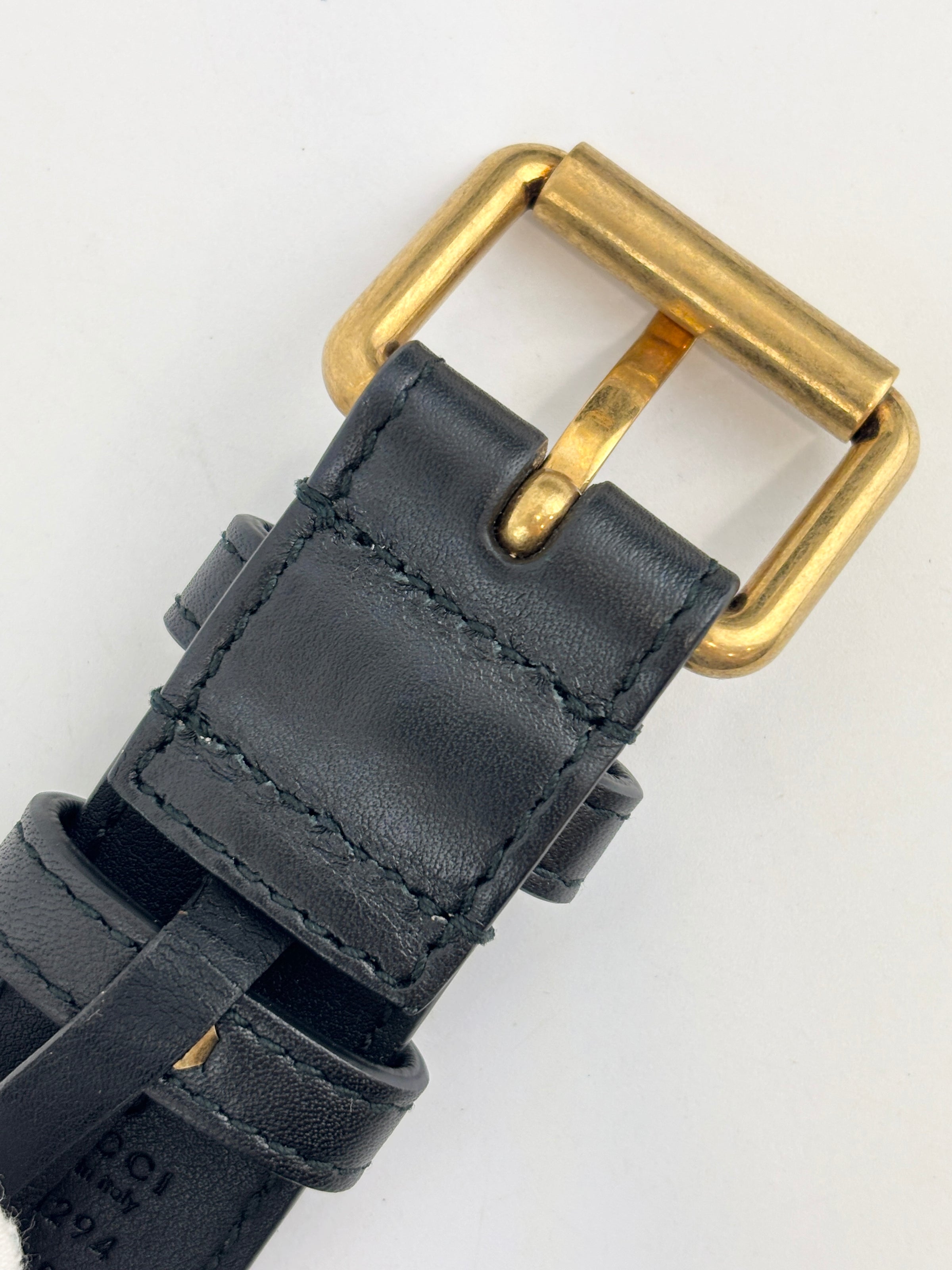 Black GG Marmont Matelasse Leather Large Belt Bag Size 75cm / 30”