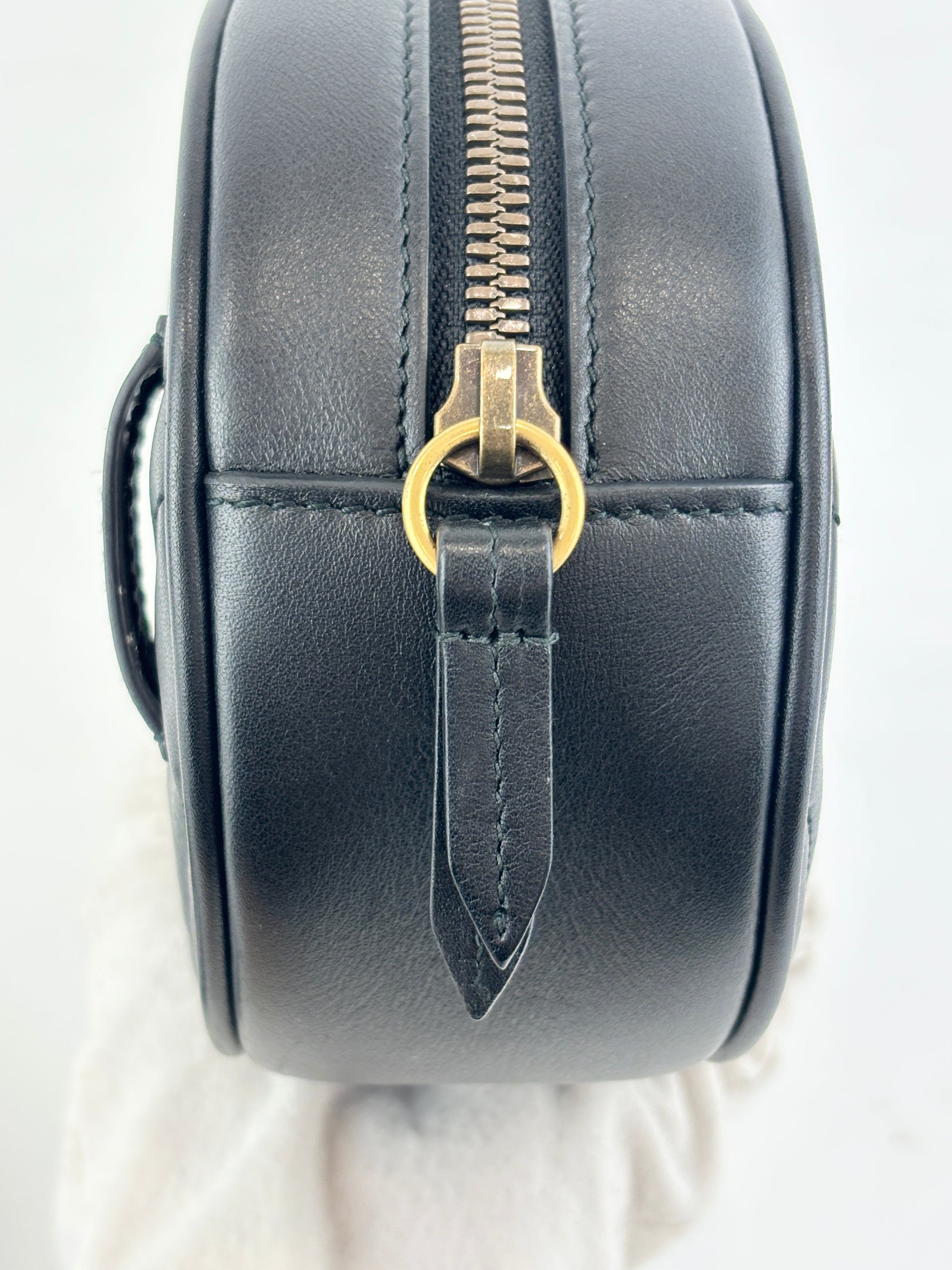 Black GG Marmont Matelasse Leather Large Belt Bag Size 75cm / 30”