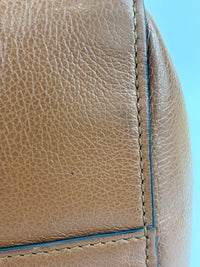 1BG227 Glace Calf Leather Tote Cognac