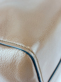 1BG227 Glace Calf Leather Tote Cognac