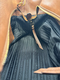 1BG227 Glace Calf Leather Tote Cognac