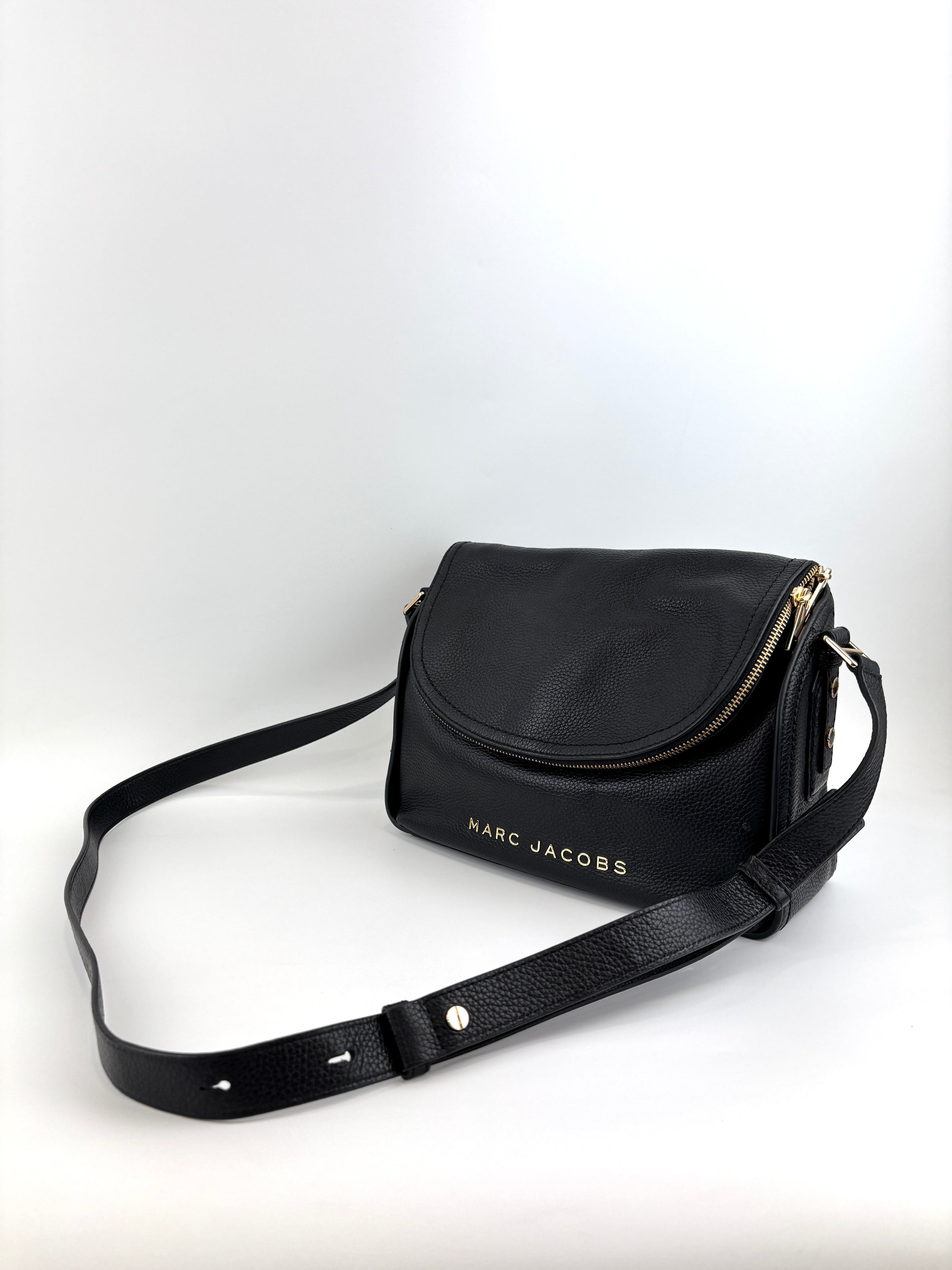 The Groove Black Leather Bag