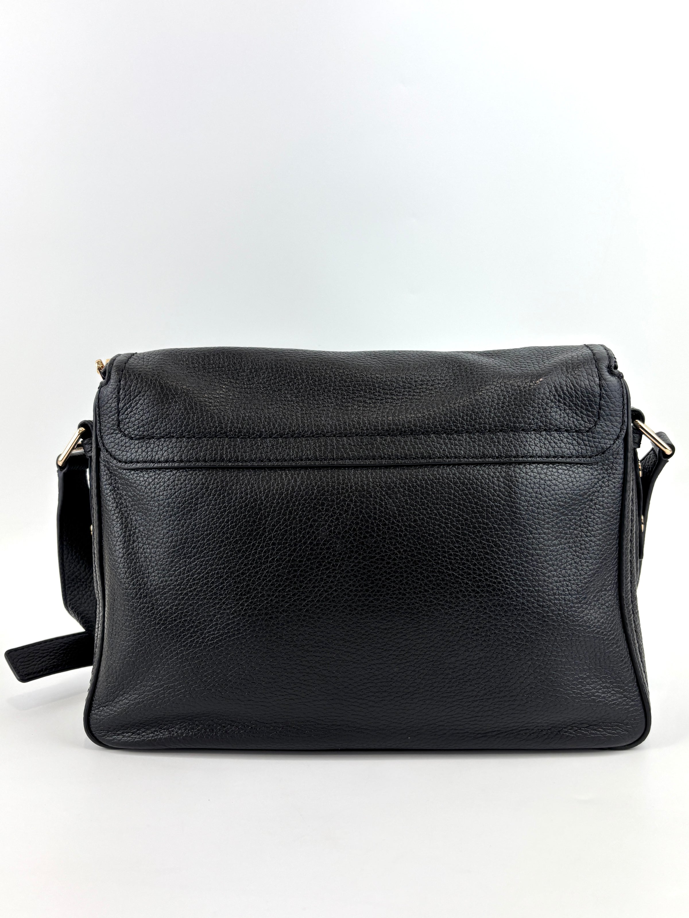 The Groove Black Leather Bag