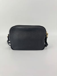 Soho Disco Crossbody Bag Black Pebbled Leather