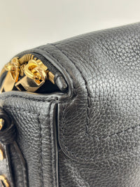 The Groove Black Leather Bag