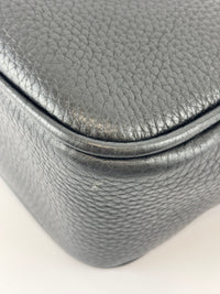 Soho Disco Crossbody Bag Black Pebbled Leather