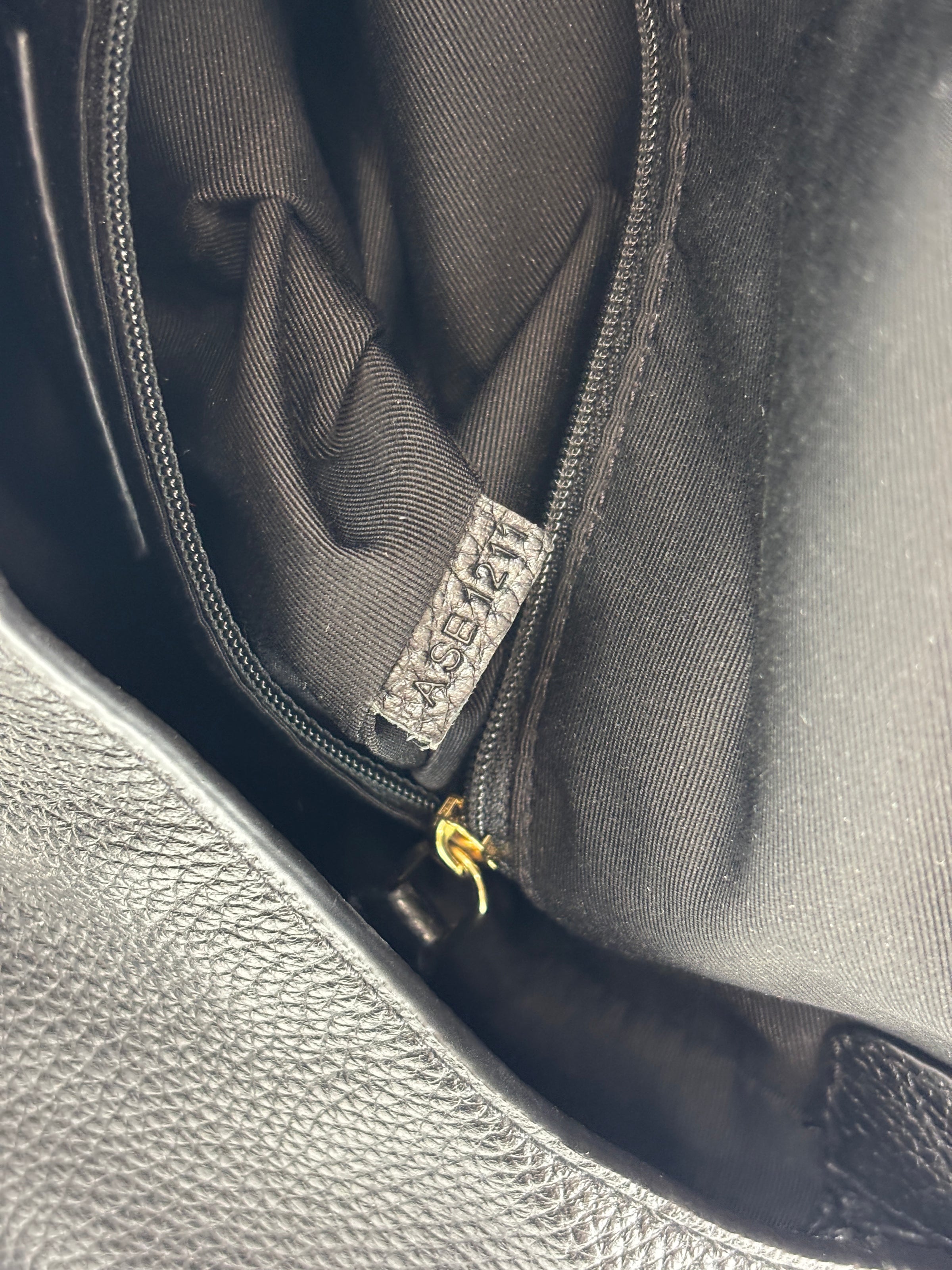 The Groove Black Leather Bag