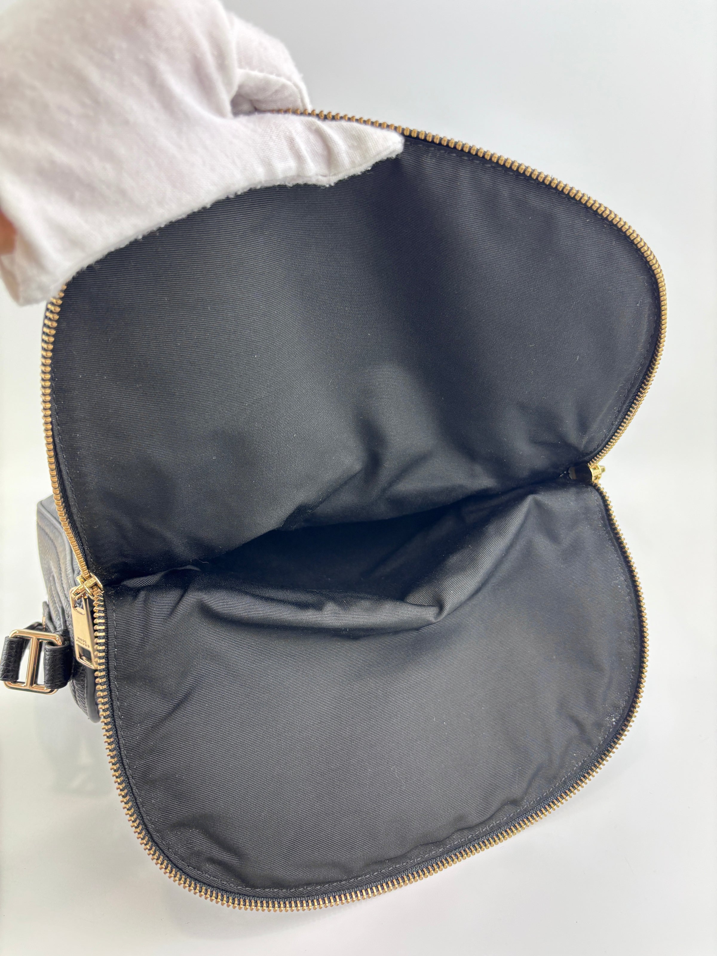 The Groove Black Leather Bag