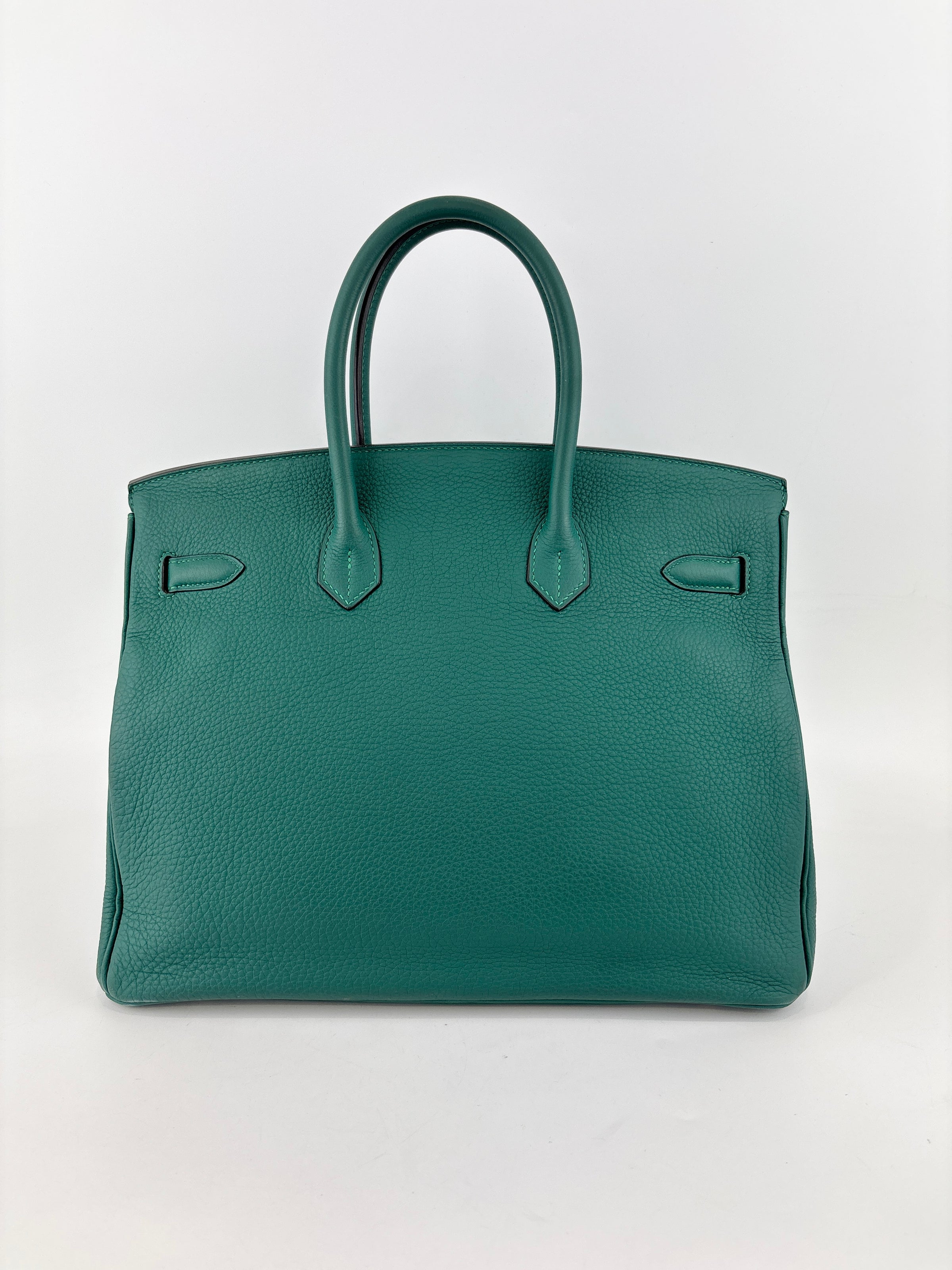 Birkin 35 Malachite Green Togo GHW