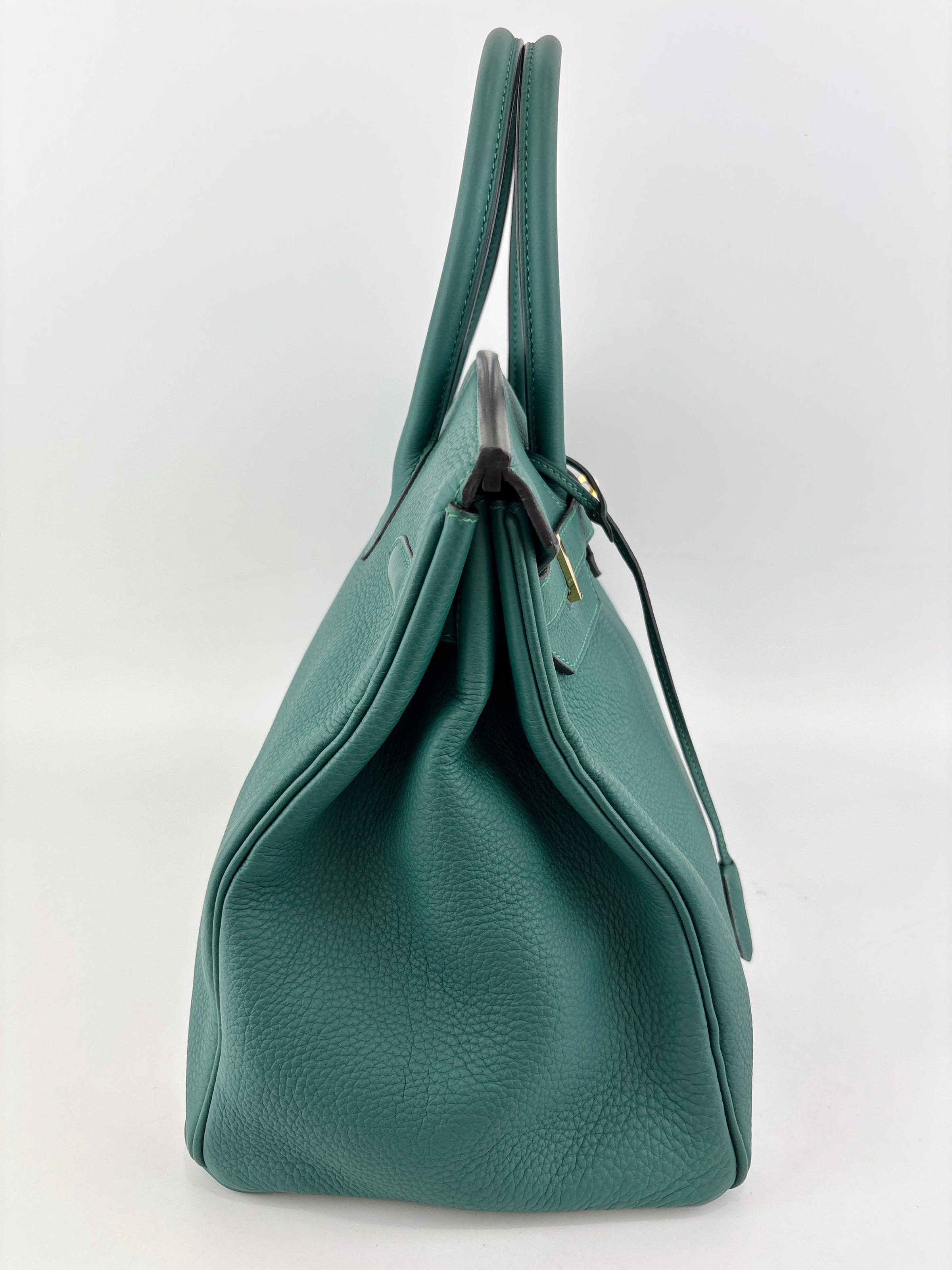 Birkin 35 Malachite Green Togo GHW