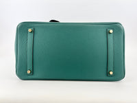 Birkin 35 Malachite Green Togo GHW