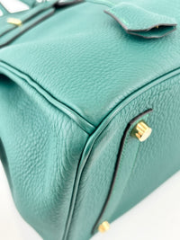 Birkin 35 Malachite Green Togo GHW