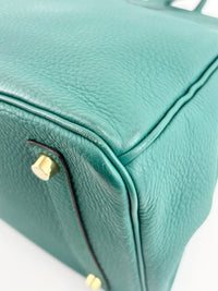 Birkin 35 Malachite Green Togo GHW