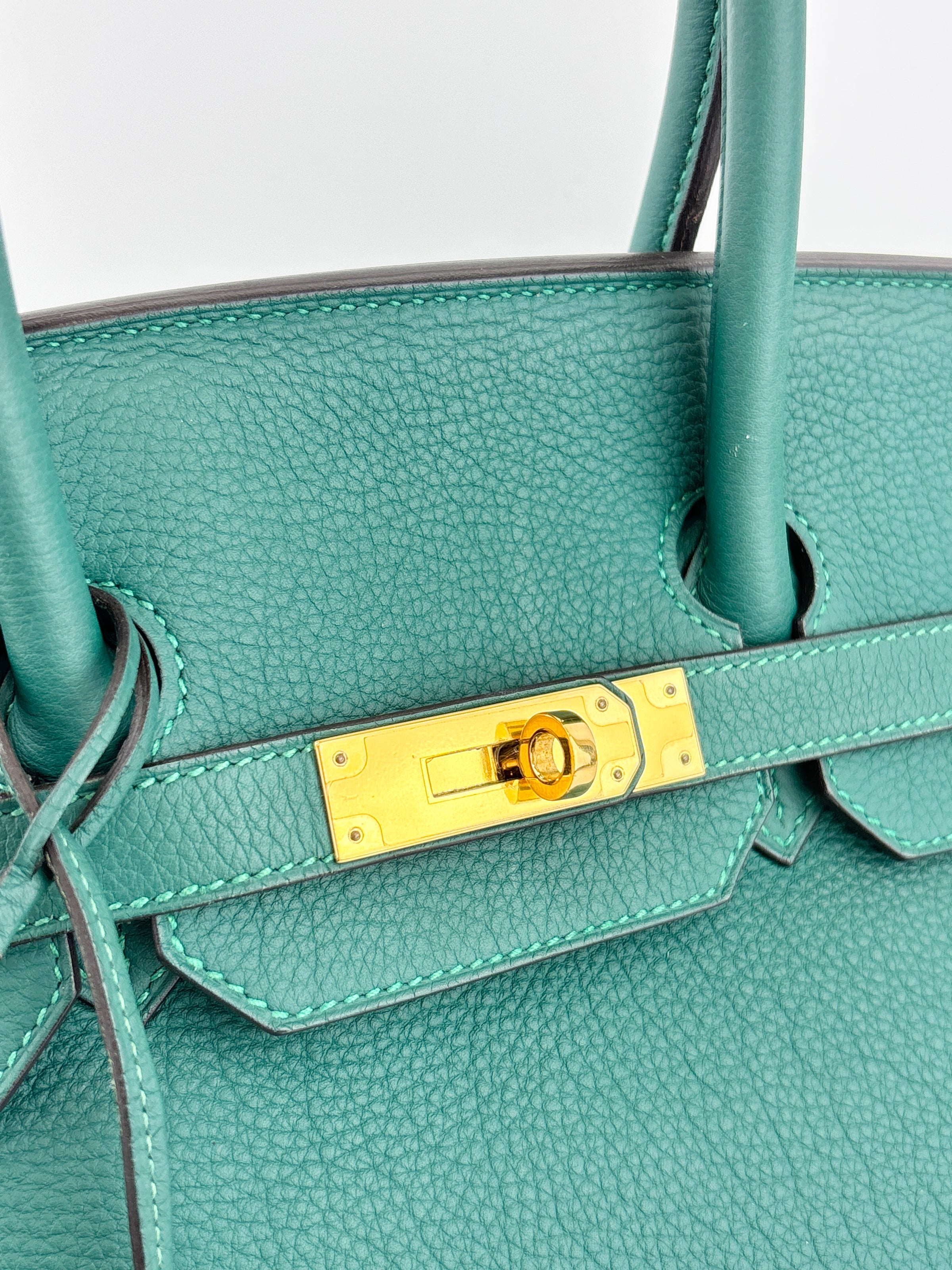 Birkin 35 Malachite Green Togo GHW
