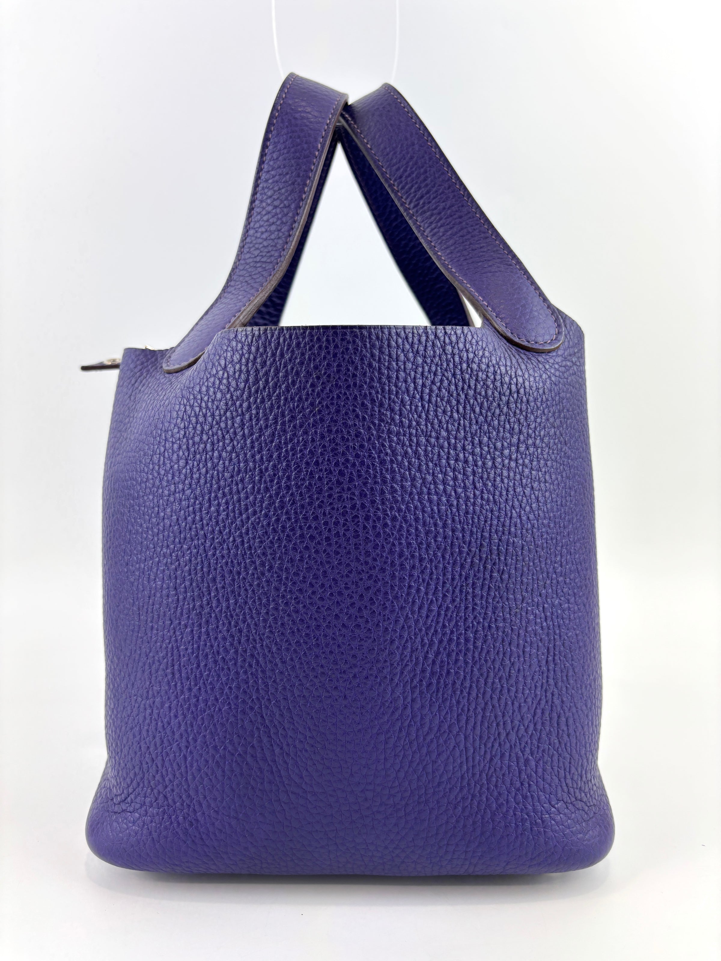 Picotin 18 Iris Clemence Leather PHW