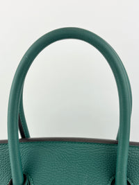 Birkin 35 Malachite Green Togo GHW