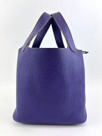 Picotin 18 Iris Clemence Leather PHW