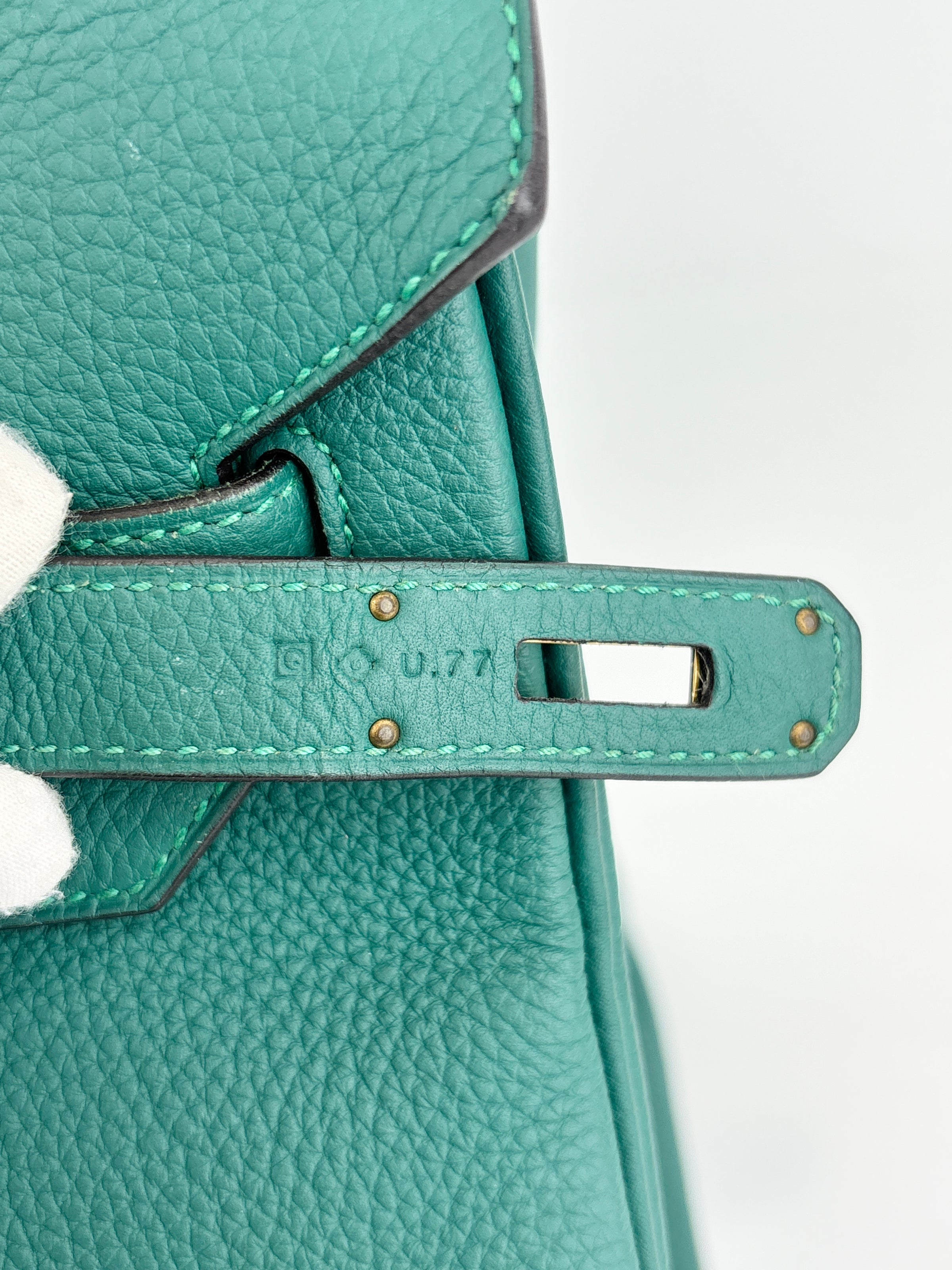 Birkin 35 Malachite Green Togo GHW