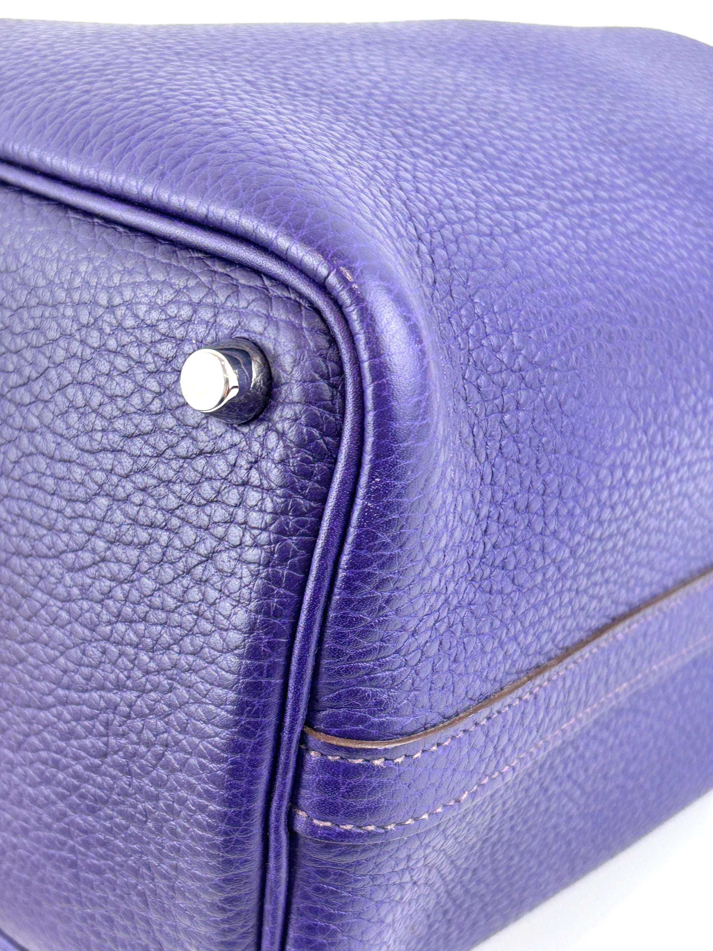 Picotin 18 Iris Clemence Leather PHW