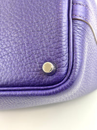 Picotin 18 Iris Clemence Leather PHW