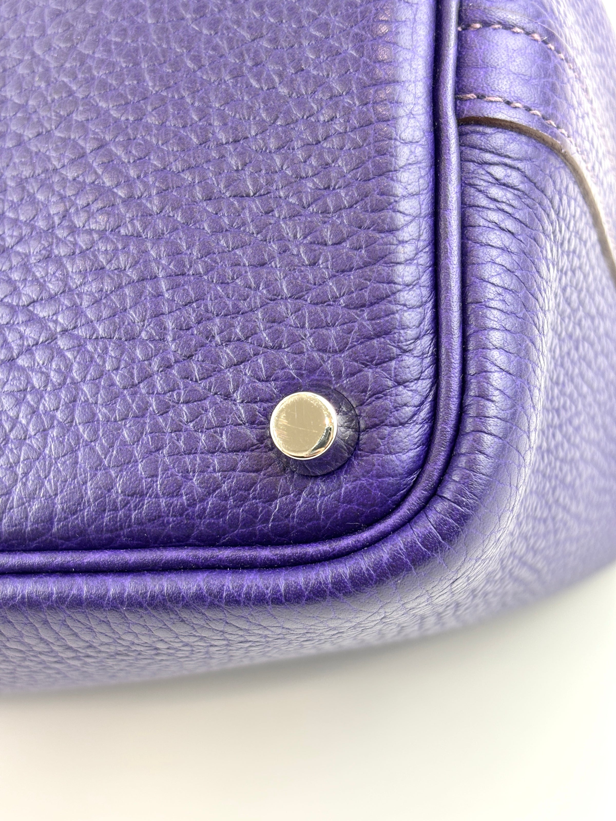 Picotin 18 Iris Clemence Leather PHW