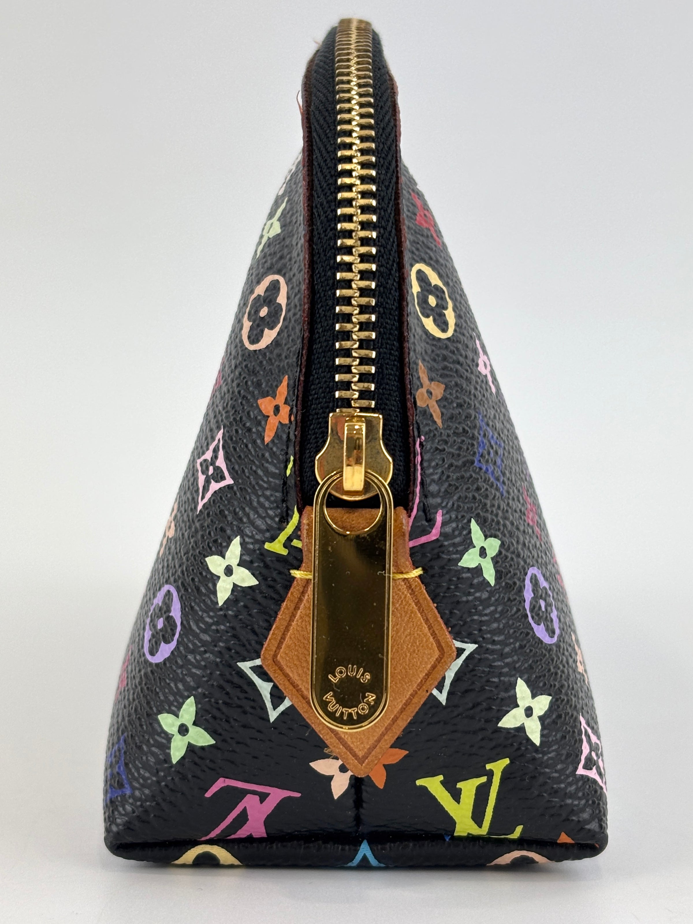 M47355 Black Monogram Multicolore Grenade Cosmetic Pouch