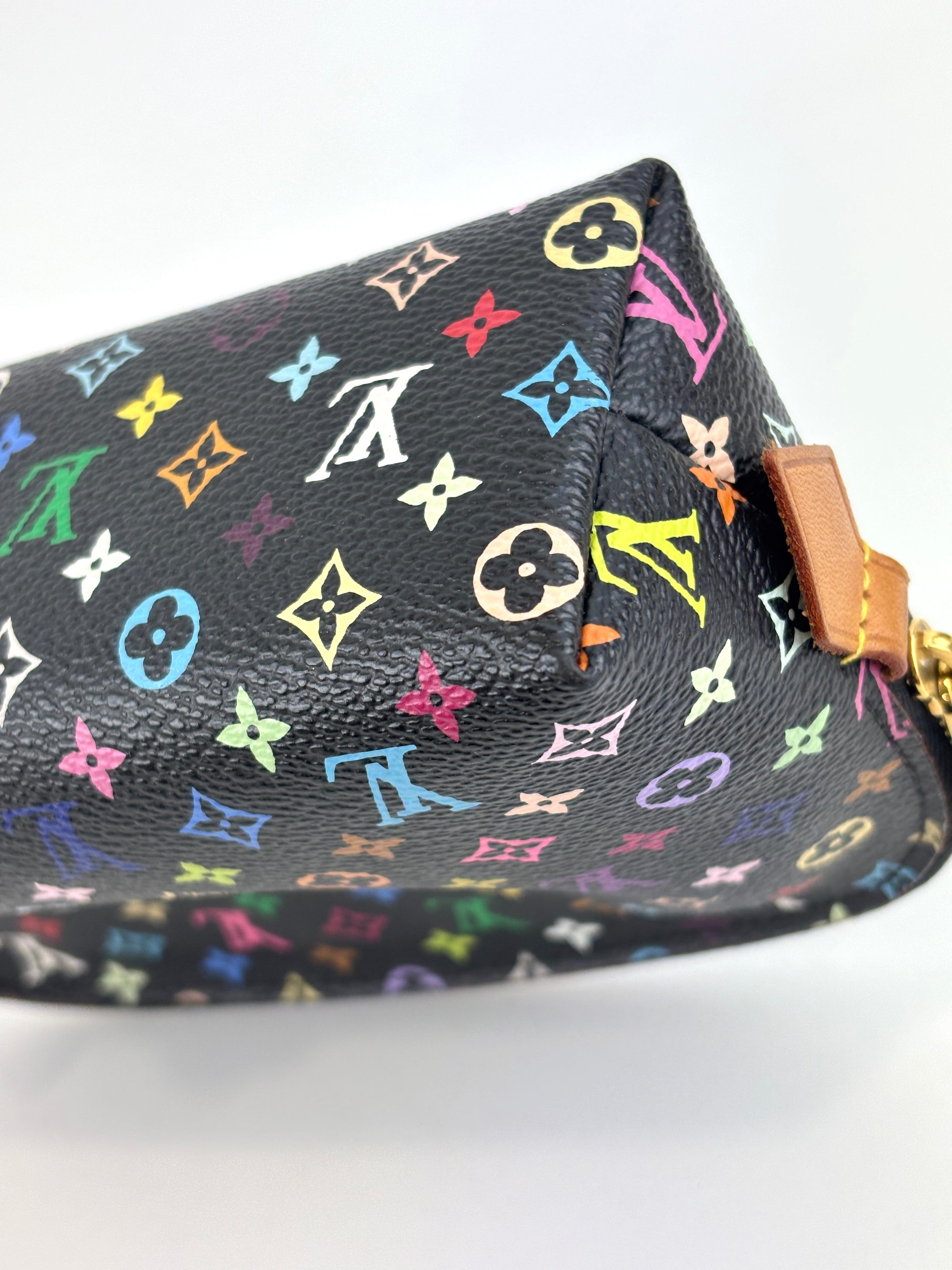 M47355 Black Monogram Multicolore Grenade Cosmetic Pouch