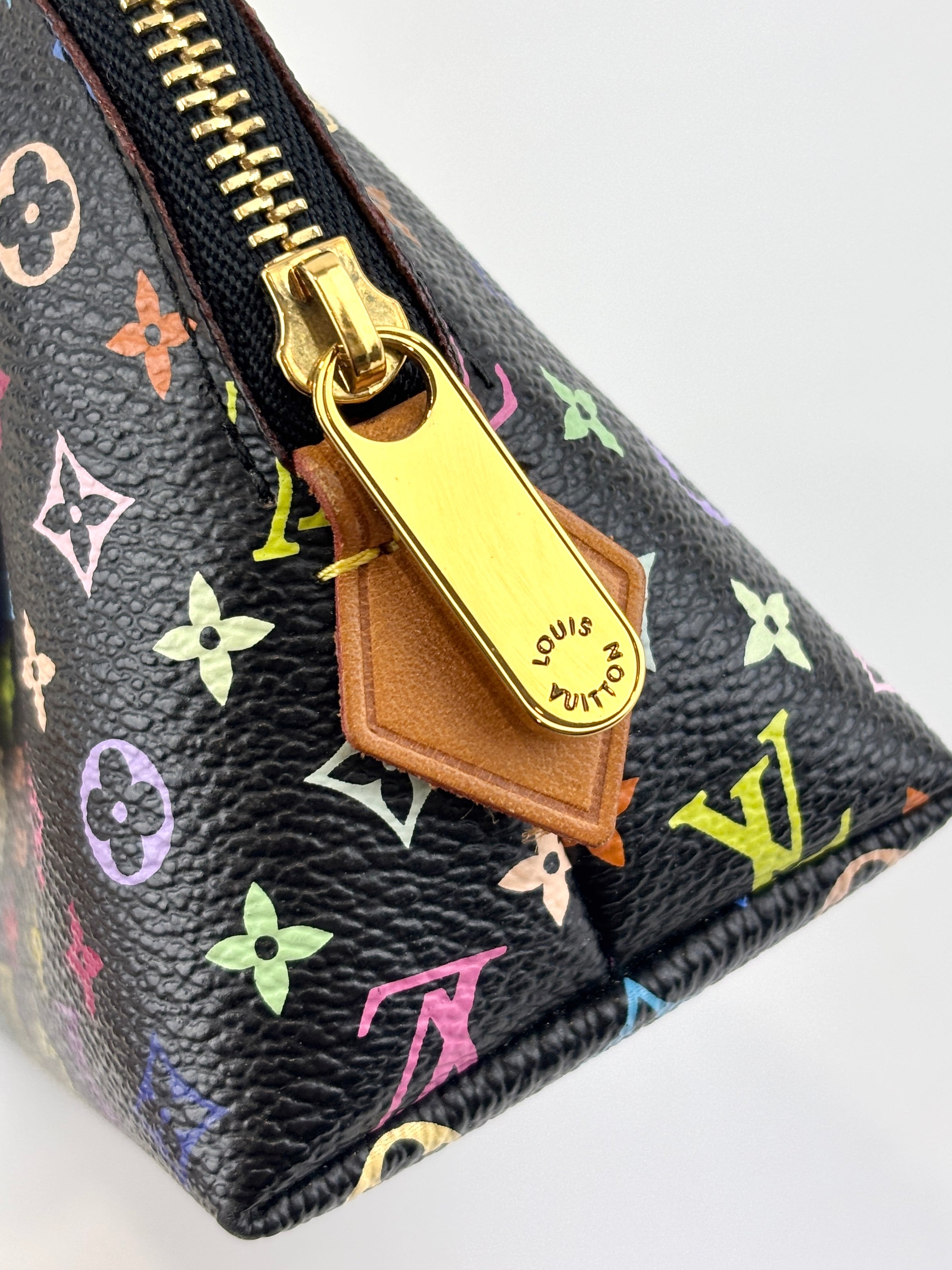 M47355 Black Monogram Multicolore Grenade Cosmetic Pouch