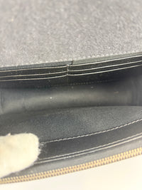 8M0346 Karlito Wallet On Chain Black Saffiano Studded Leather