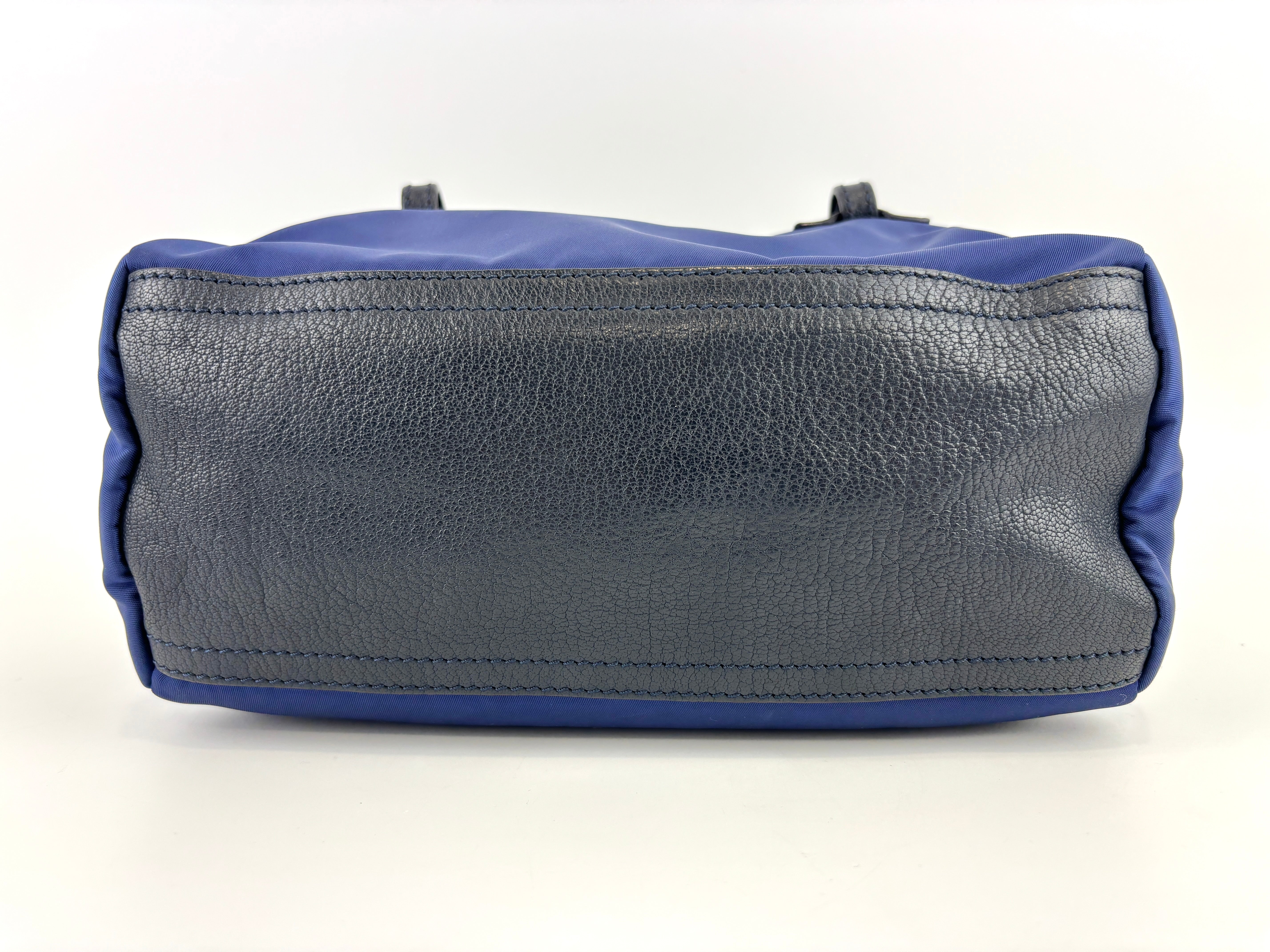 Givenchy Mini Pandora Crossbody Bag Blue Nylon | Glampot
