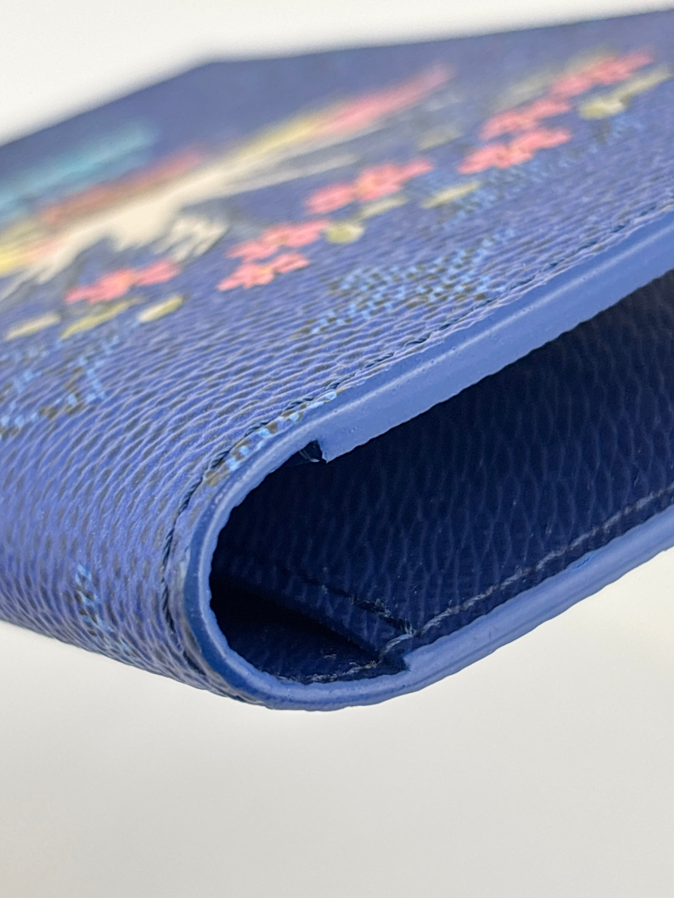 M25967 Passport Cover Blue Monogram