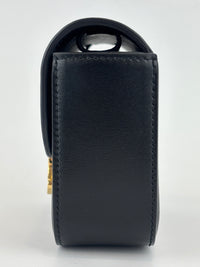 Mini Claude in Shiny Calfskin Black Bag