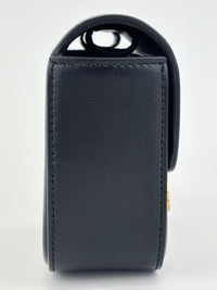 Mini Claude in Shiny Calfskin Black Bag