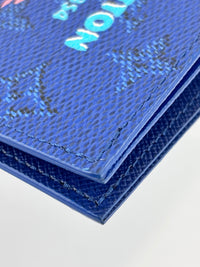 M25967 Passport Cover Blue Monogram