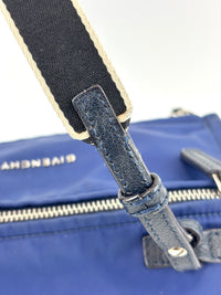 Blue Mini Nylon Pandora Crossbody Bag EF G 0148