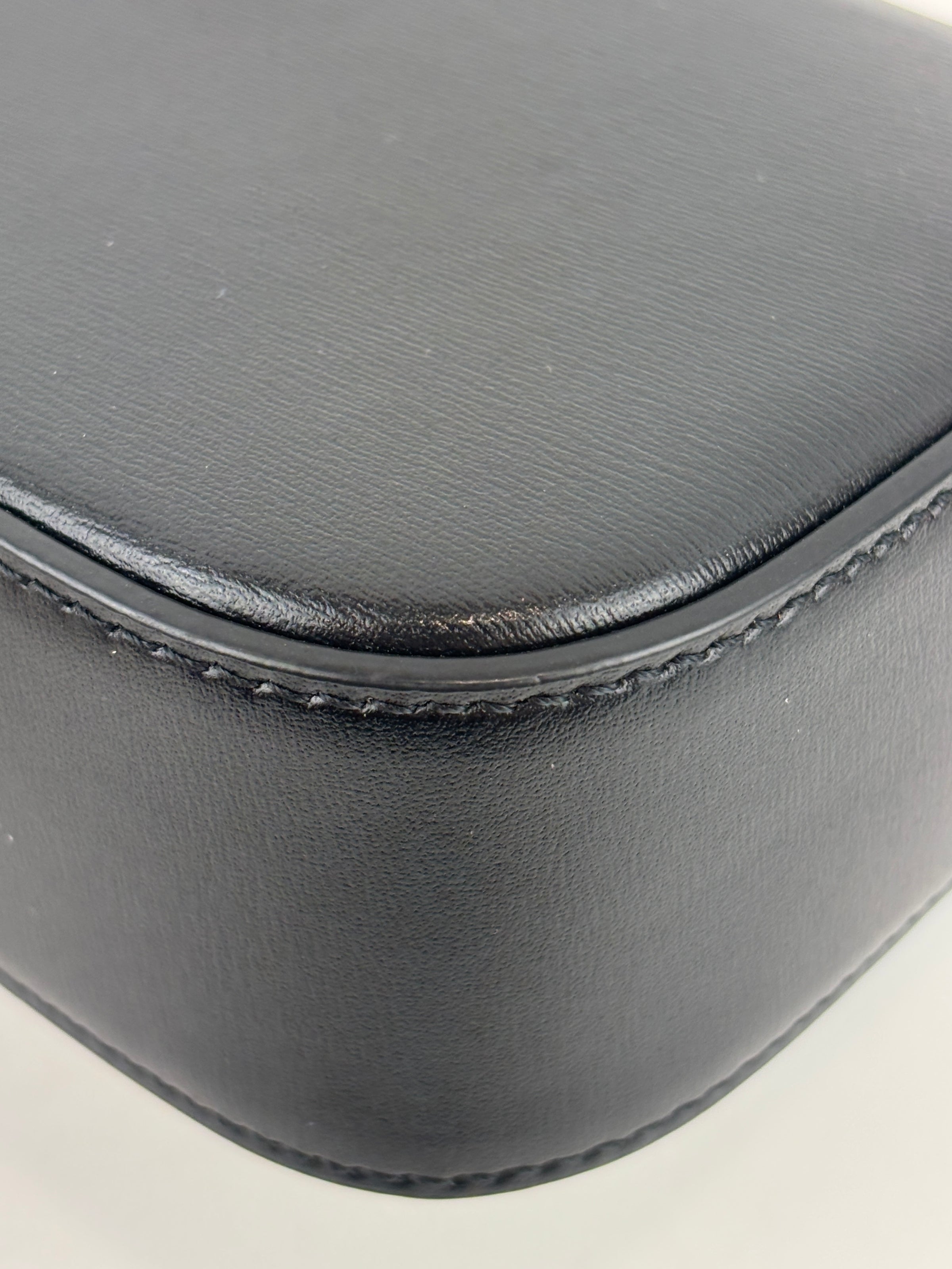 Mini Claude in Shiny Calfskin Black Bag